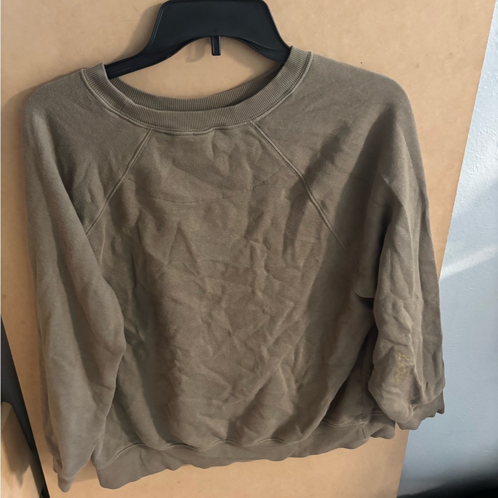 Casual Tan Sweatshirt
